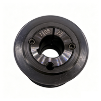 Pulley Timing Kustom HTD 8M 30T 22mm, Pulley Belt Timing Lebar, Pulley Synchronous Drive Torsi Tinggi 1008 Taper Bush S45C