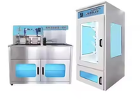 Machine industrielle et commerciale de lavage et de séchage de chaussures en acier inoxydable avec nettoyage liquide 380V/220V