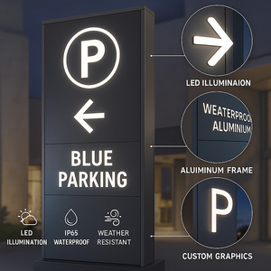 Chiếu Sáng Dấu Hiệu <span class=keywords><strong>Pylon</strong></span> Ánh Sáng Hộp <span class=keywords><strong>Wayfinding</strong></span> Quảng Cáo Kinh Doanh Dấu Hiệu Hội Đồng Quản Trị Đứng Bảng Quảng Cáo Dấu Hiệu Cho Doanh Nghiệp - Product Image 4