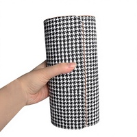 Étui de montre de luxe portable personnalisé à 3 emplacements en tissu à carreaux noir et blanc, organiseur de montre pour femmes