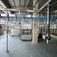 Ligne complète d'abattage de poulets 500-1000BPH, machine d'abattage de volailles pour abattoir et usine de transformation de poulets