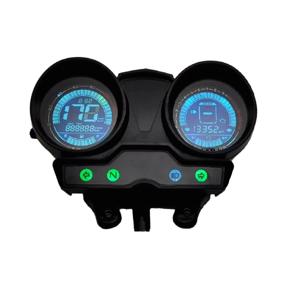 Digital Motorcycle Speedometer For YBR 125 - 12V LCD Odometer With Fuel Gauge, Waterproof & Anti-Glare Display - View #9