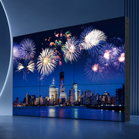 Écran d'affichage publicitaire LCD grand format 4K HD à cadre fin pour intérieur, configuration 2x3 3x3