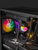 Ventilador de caja ARGB PWM de 120 mm, alto flujo de aire, silencioso, para enfriamiento de PC de escritorio, venta directa de fábrica.