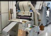 Nueva Máquina de Serigrafía Profesional de 2 Colores, Totalmente Automática, con Sistema de Curado UV, de Alta Velocidad, 330x450mm, para Plástico, Papel y PVC