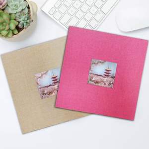 Álbum de fotos de lino personalizado de gran capacidad para imágenes familiares de bodas y recuerdos de fotografía de retratos - Product Image 6