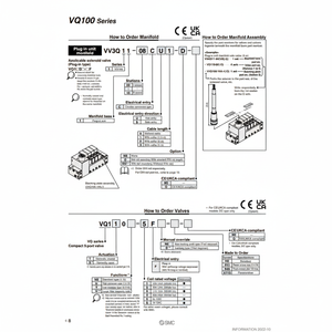 ชิ้นส่วนนิวเมติกส์ VV3Q11-12CS2-D นิวเมติก SMC - Product Image 1