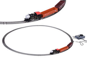Locomotive à vapeur classique HO échelle 1:87, ensemble <span class=keywords><strong>de</strong></span> <span class=keywords><strong>train</strong></span> <span class=keywords><strong>électrique</strong></span> avec contrôleur et rails pour maquette ferroviaire - Product Image 4