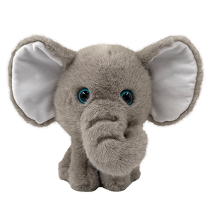 Đồ chơi nhồi bông thủ công EN71 FSC, thú nhồi bông trẻ em, thú nhồi bông tùy chỉnh, thú nhồi bông mềm mại, thú nhồi bông tai to ngộ nghĩnh, thú nhồi bông voi đáng yêu, nhà sản xuất thú nhồi bông - Product Image 1