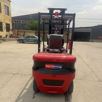 Chariot élévateur électrique compact 3 tonnes à batterie plomb-acide, pneus pleins, déplaceur latéral électrique, hauteur de levage 3 mètres - Prix usine