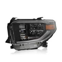 Ensemble de phares LED pour Toyota Tundra 2014 2015 2016 2017 2018 2019 2020 2021, projecteur DRL, boîtier noir, paire, 12V, pick-up
