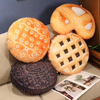 45CM Hot Creative lebensechte Cookie Kissen Wohnzimmer Sofa Lustiges Kissen Schöne Keksform Plüsch Schlafzimmer Bett Taille Spielzeug