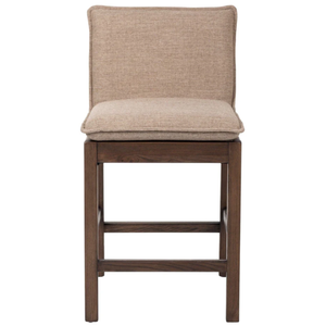 Taburete Alto Wilmington de Madera Maciza, Acolchado y Tapizado, Resistente, para Bar en Casa y Comedor - Product Image 3