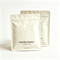 Sachet d'emballage imprimé sur mesure 1G 5G 10G pour poudre, thé, café, boisson instantanée, supplément, petit échantillon, pochette plate à 3 soudures latérales