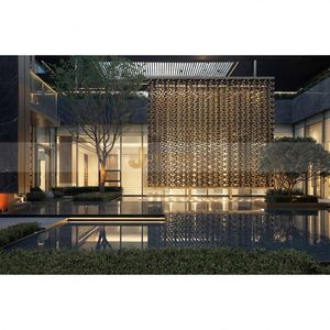 JINYIFAN ANN0251022 Customized Washable Durable Modern Coated 304 Stainless Steel Printed Art Frame Structure <b>Room</b> <b>Dividers</b> - Product Image 2