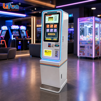 Machine de change de monnaie intelligente LIFUN avec écran tactile de 21,5 pouces, distributeur de jetons pour les salles de jeux et les parcs d'attractions