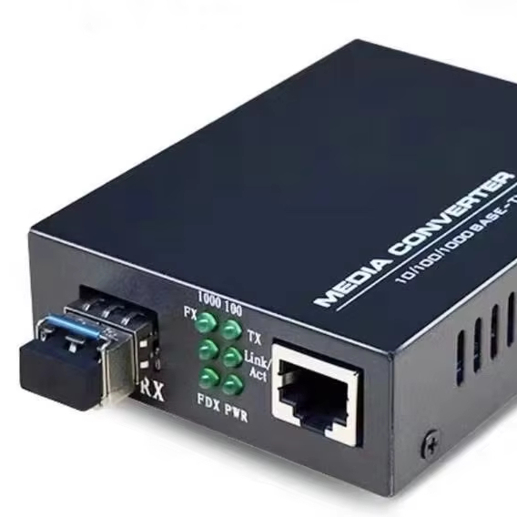 1GE,1 Optical Port+1 Electrical Port,no Sfp,Fiber Optical Media Converter