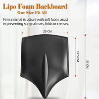 Tabla Lumbar Moldeadora BBL, Láminas Suaves, Almohadillas de Compresión, Espuma de Liposucción para Recuperación Postparto y Postquirúrgica