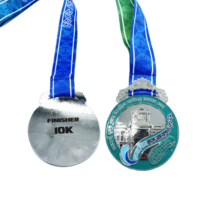 Fabricant de médailles, médailles d'honneur personnalisées, métal, plaqué or 3D, médaille de course sportive