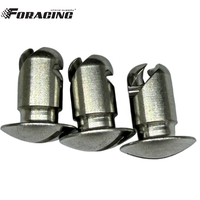 Boutons Dzus en aluminium à découpe sous-couche 7/16"x.500, système à quart de tour, accessoires pour voitures de sprint