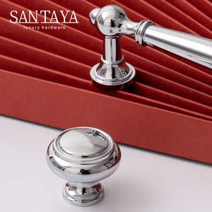 Tiradores de Muebles de Latón, Cromados Plateados, para Gabinetes de Cocina, Tiradores de Cobre Sólido de Lujo para Armarios, Cómodas y Cajones - Product Image 3