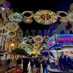 Luz LED festiva con motivos para decoración de calles y hogares, clasificación IP65, decoración navideña. - Product Image 3