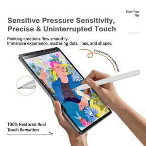 หัวปากกาเปลี่ยนได้ Ksentry 2B HB <span class=keywords><strong>ส</strong></span>ำหรับ iPad Pro รุ่นที่ 1 และ 2 ทำ<span class=keywords><strong>จ</strong></span>ากโลหะและพลา<span class=keywords><strong>ส</strong></span>ติก ทนทาน เงียบ - Product Image 3