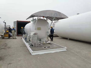 Cimc Hongtu Uitstekende Kwaliteit 5/10 Ton 10/20m3 Mounded Skid Propaan Butaan Lpg Tankstation Apparatuur - Product Image 4