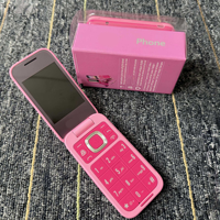 Teléfono Inteligente con Tapa Abatible, Doble SIM, 2G GSM, Pantalla de 2.8 Pulgadas, Cámara de 2MP, Ranura para Tarjeta TF, Personalizado de Fábrica, para Personas Mayores y Estudiantes