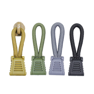 Tirette de <span class=keywords><strong>fermeture</strong></span> <span class=keywords><strong>éclair</strong></span> de remplacement, embout de tirette, attache-cordon, boucle de fixation pour sac de voyage, valise, sac à dos, outil d'extérieur - Product Image 2