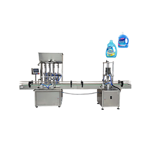 Hot Selling Wellink High Efficiency Automatic Liquid Soap Production Line Industrial Detergent Filling Machine CE Motor - Product Image 3