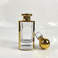 Arabe attar bouteille affichage doré carafe bouteille verre parfum pour oudh