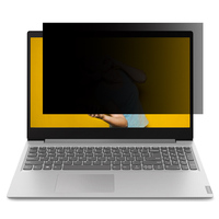 Filter Privasi Pemasangan Mudah Pelindung Layar Privasi Anti-mata-mata Hitam untuk Laptop HP 17 Inci