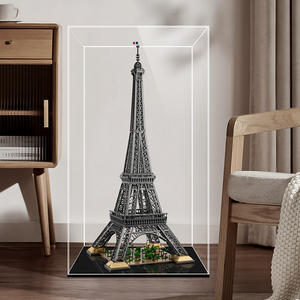 صندوق عرض شفاف من الأكريليك طويل القامة لألعاب الدمى ومقتنيات تماثيل مصغرة لتخزين وتنظيم الحماية من الغبار - Product Image 5