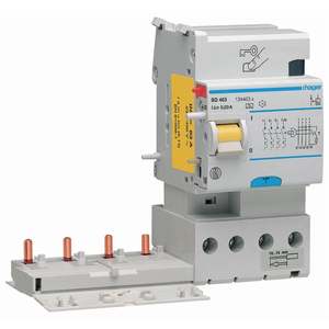 BH425N Personalizzabile con blocco differenziale Hager 4P 25A tipo A-HI 30mA 2M - Product Image 1