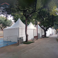 Tonnelle Pagode en Aluminium Étanche à Installation Rapide 3x3 4x4 5x5 pour 5 Personnes, Tente d'Événement Extérieur à Vendre