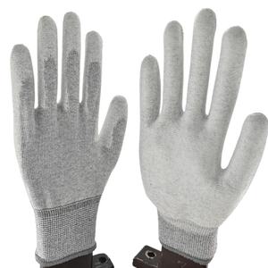 Guantes de Trabajo Electrónicos, Guantes Recubiertos de Fibra de Carbono en la Palma, Guantes Antiestáticos ESD - Product Image 3
