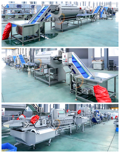Machine industrielle de lavage <span class=keywords><strong>et</strong></span> de pelage de <span class=keywords><strong>fruits</strong></span> <span class=keywords><strong>et</strong></span> <span class=keywords><strong>légumes</strong></span> avec technologie Vortex, en acier inoxydable SUS304, ligne de nettoyage multifonctionnelle - Product Image 5