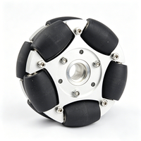 Rouleaux à roulement omnidirectionnel en aluminium robuste de 127 mm 14146 et roulement central