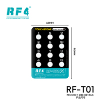 RF4 T01 pour carte de vérification d'authenticité d'écran d'iPhone d'origine - Portable, sans batterie, 1 seconde pour accessoires de téléphones mobiles