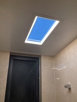 Panneau de plafond LED virtuel effet ciel bleu, lumière artificielle intérieure moderne à CRI élevé, IP54, encastré, pour fenêtre et toit