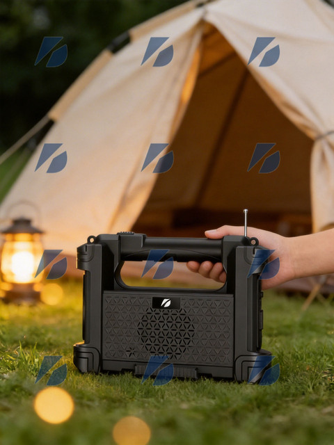 KBroad KTS-1446 Solar Powered Portable for Wireless Outdoor Speaker USB MP3 Music Player FM Radio 0-5W Output