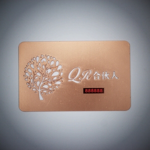 Luxury 24K Gold Plated NTAG216 NFC Business <b>Card</b> Dual Side Hidden Chip Metal Printing for <b>Access</b> <b>Control</b> - Product Image 5