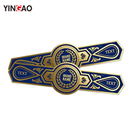 Etiqueta Adhesiva Personalizada para Cigarros, con Corte a Troquel, Lámina Dorada, Impresión de Logotipo Personalizado para Empaquetado, Etiquetas de Marca, Productos de Marca Privada