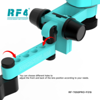 Microscope stéréoscopique trinoculaire RF4 pour la réparation électronique, la soudure de circuits imprimés et l'inspection des composants SMT, contrôle qualité