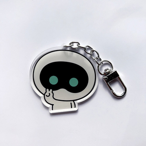 Spot Cartoon Astronaut Acrylic <b>Keychain</b> Plastic UV Printed Double-Sided <b>KeyChain</b> Animation Peripheral Backpack Pendant Ornaments - Product Image 4