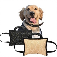 Coussin de mastication pour chien en chanvre dur, résistant aux morsures, jouet interactif d'entraînement, aide à l'éducation canine, jouet pour animaux de compagnie