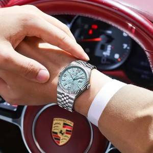 Relojes de pulsera POEDAGAR para hombre, exquisitos, a prueba de agua, luminosos, con fecha, de lujo, de acero inoxidable, de cuarzo. - Product Image 4