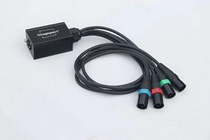 XLR kabel Extender jaringan 4 saluran Rj45 ke Pria & Wanita konektor Audio kabel Splitter Pin Plug Xlr DMX kabel ular - Product Image 5