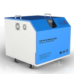ระบบเครื่องกำเนิดไฟฟ้าพลังงานแสงอาทิตย์แบบออฟกริด 1500W 2 ชิ้น 300W พร้อมแบตเตอรี่ 200AH สำหรับไฟ คอมพิวเตอร์ ทีวี พัดลม ตู้เย็น รุ่น SHS12200W ราคา - Product Image 2